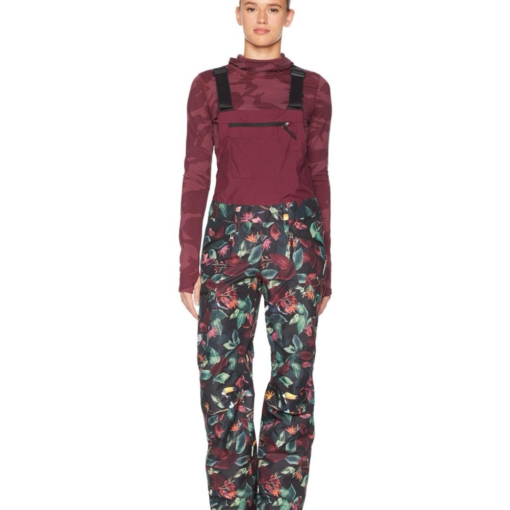 The North Face snow bib - Toucan print